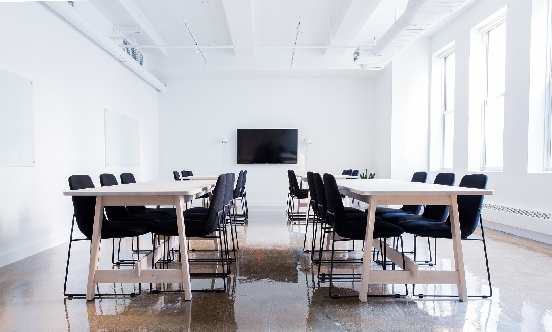 Stilisierte Tische und Stühle