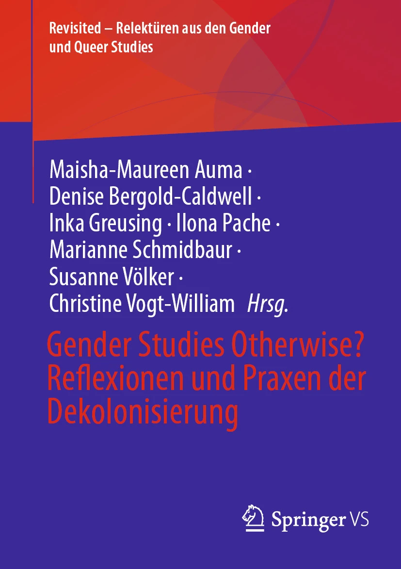 Buchcover: Gender Studies Otherwise? Reflexionen und Praxen der Dekolonisierung (2025)
