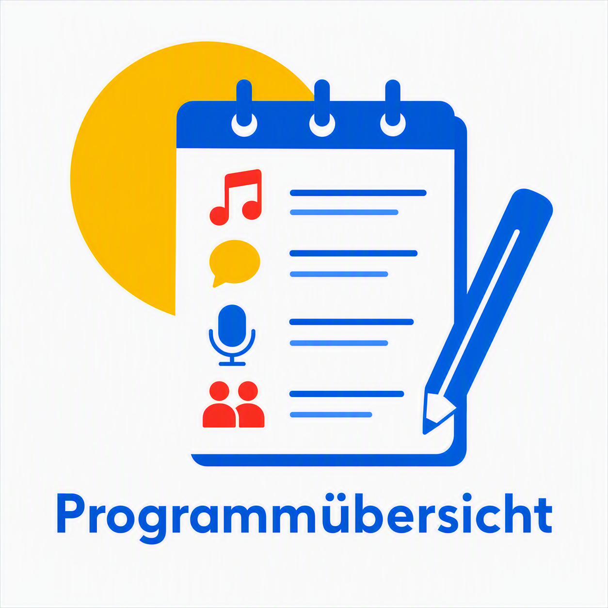 Programm&uuml;bersicht