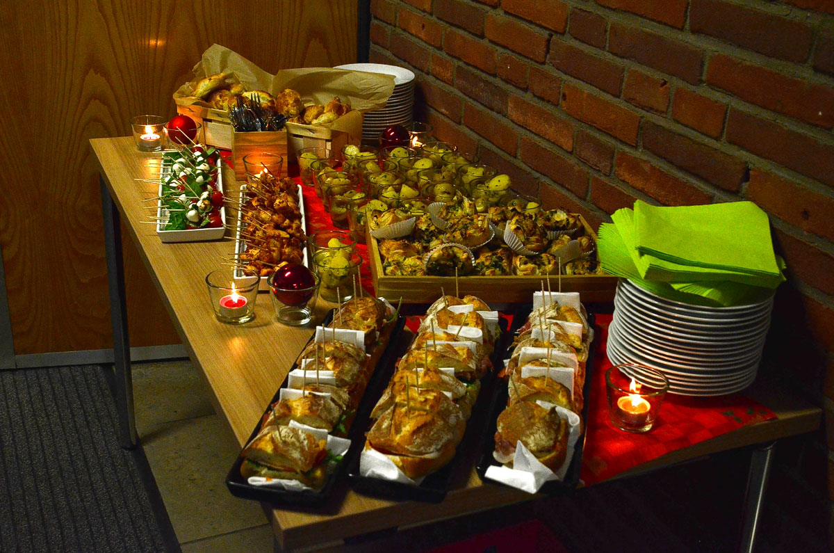 Leckeres Mittagsbuffet